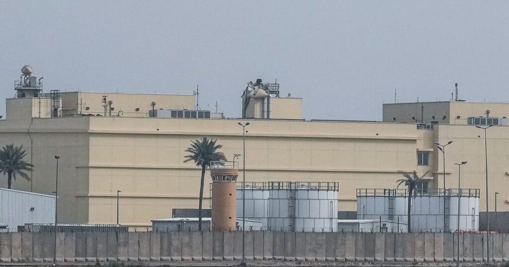 US Embassy Baghdad inside Green Zone after reported missile attack