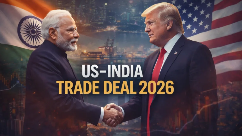 us India trade deal 2026 meeting showing leaders and impact on Indian economy and global trade